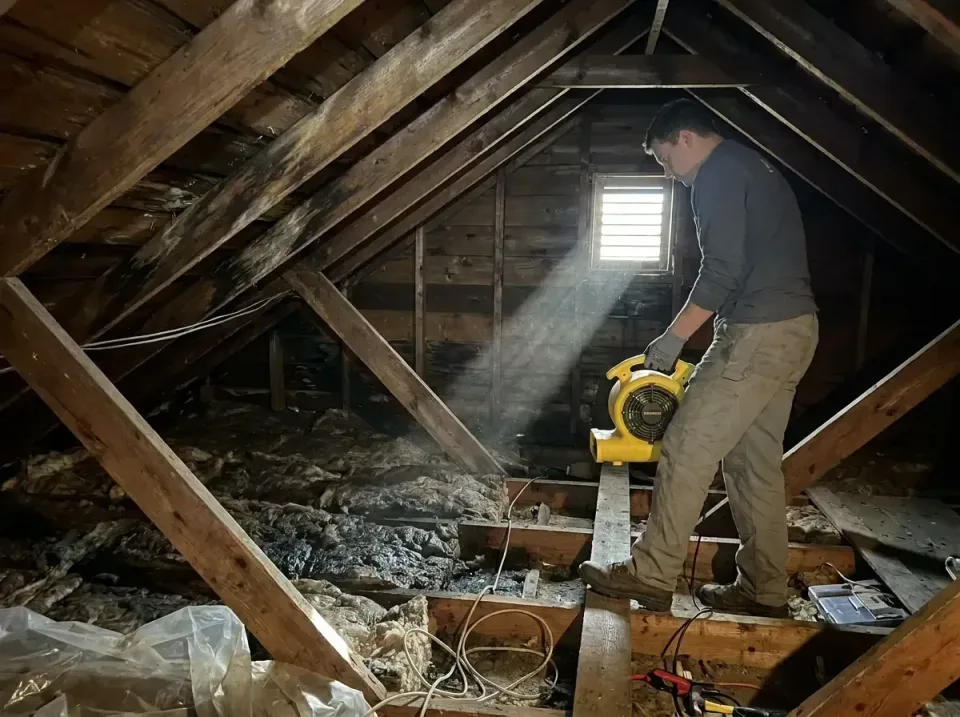 attic-water-damage-drying-proc-007 — frequently asked questions, Emergency Water Extraction & 24/7 Flood Response in Day Val…